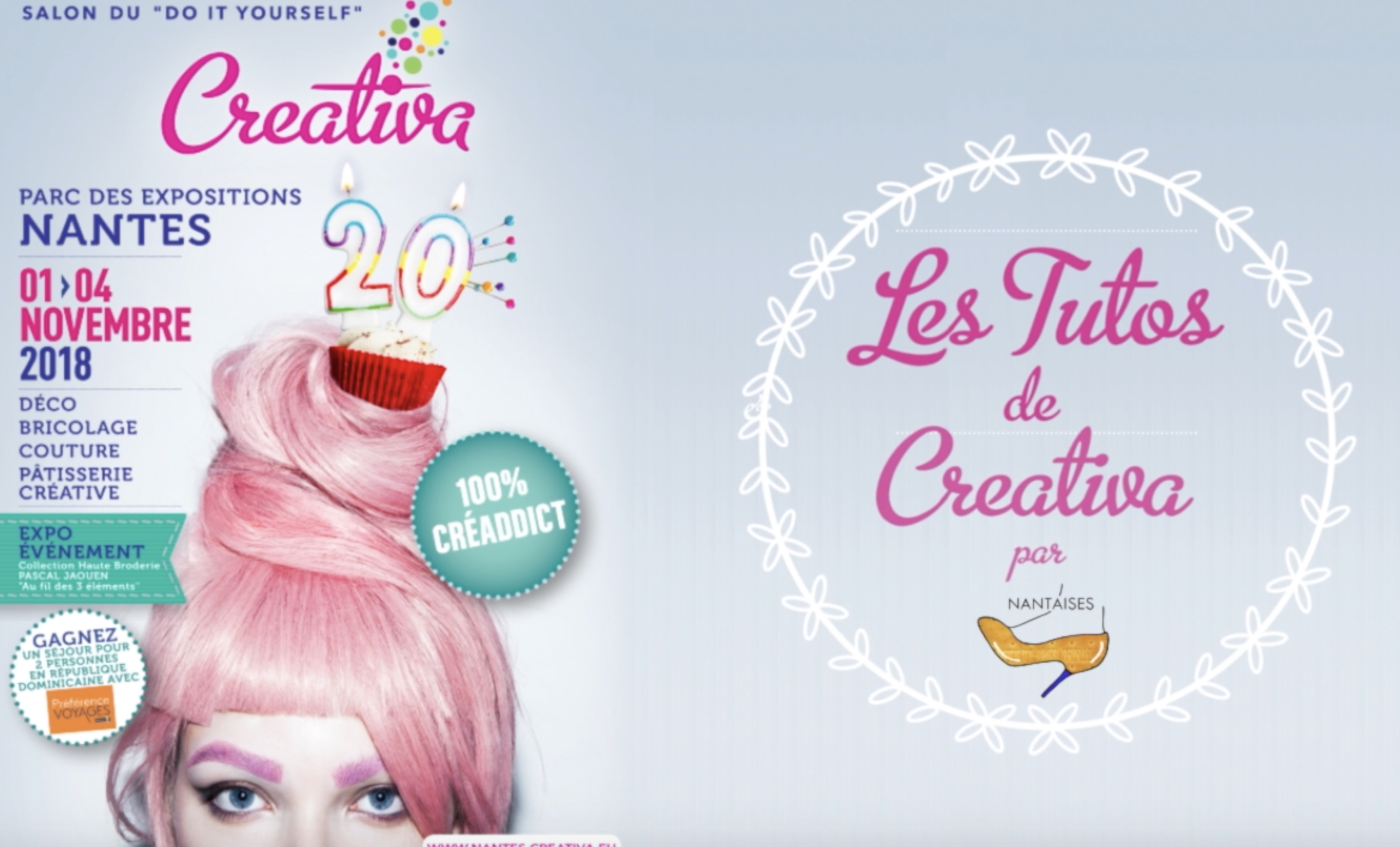 Réalisation des clips vidéos de tuto de créativa 2018